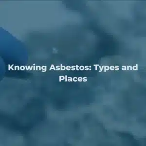 Knowing Asbestos: Types and Places