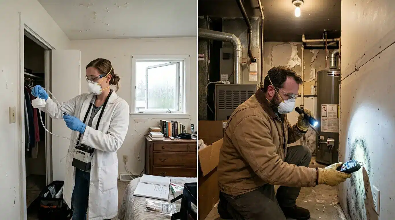 Mold Testing vs Mold Inspection