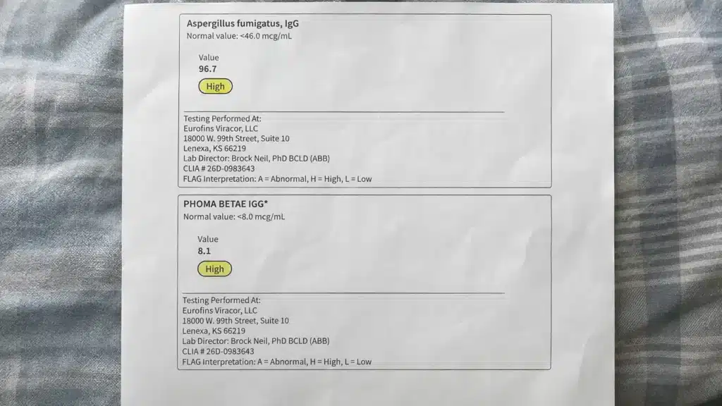 Penicillium Mold Testing Report